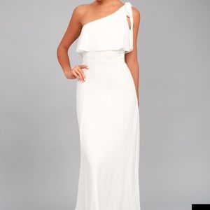 Lulu’s White Maxi Dress